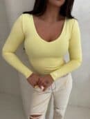 Bluzka VENEZIA - bananowa Bluzka VENEZIA - bananowa