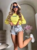 Sweter CRISTAL – cytrynowy Sweter CRISTAL – cytrynowy