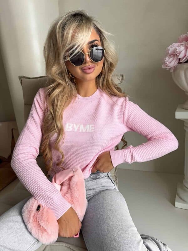 Sweter CRISTAL – jasny róż Sweter CRISTAL – jasny róż