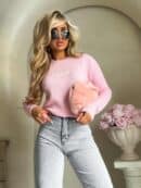Sweter CRISTAL – jasny róż