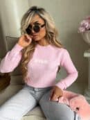 Sweter CRISTAL – jasny róż