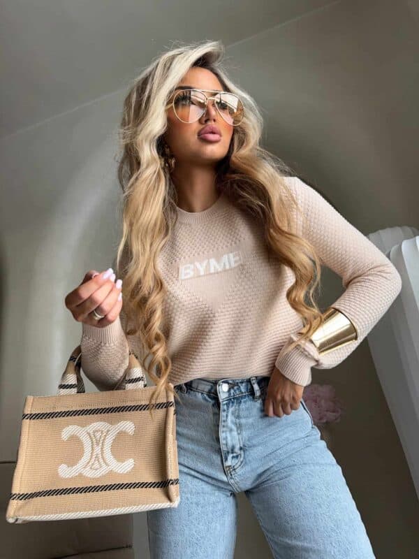 Sweter CRISTAL – jasny beż Sweter CRISTAL – jasny beż