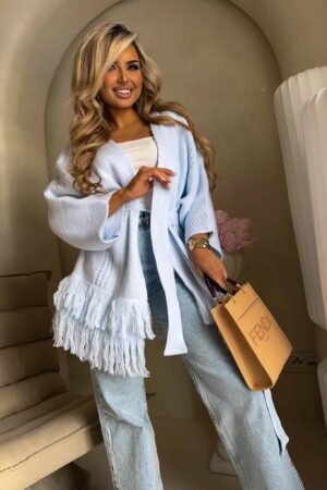 Kardigan ORIANA - baby blue