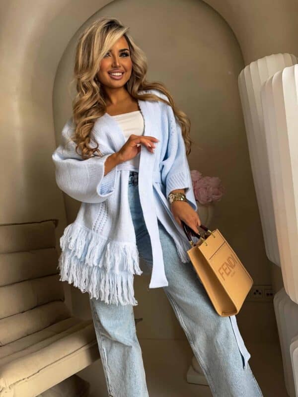 Kardigan ORIANA - baby blue Kardigan ORIANA - baby blue