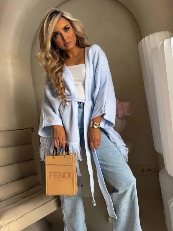 Kardigan ORIANA - baby blue Kardigan ORIANA - baby blue