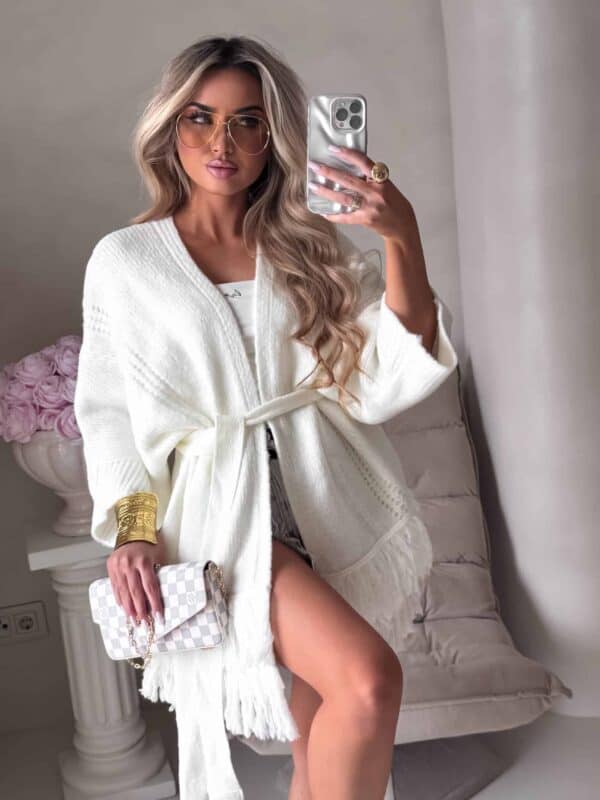 Kardigan ORIANA - ecru