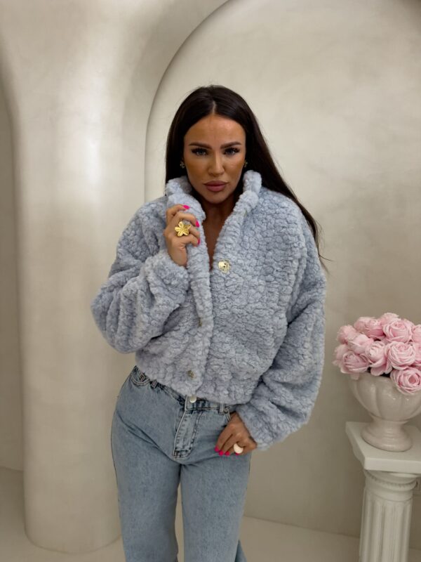 Kurtka bomberka CLOUDY – baby blue