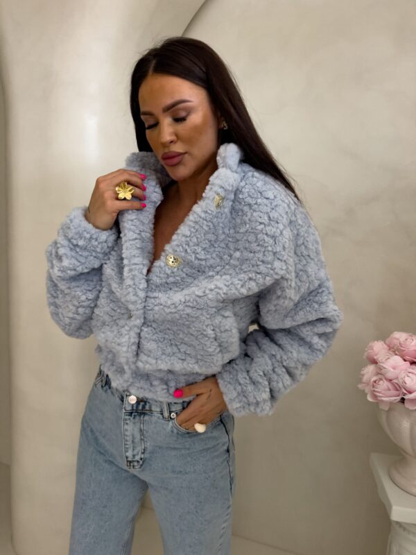 Kurtka bomberka CLOUDY – baby blue