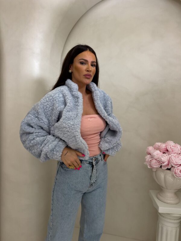 Kurtka bomberka CLOUDY – baby blue