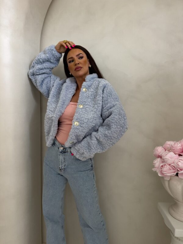 Kurtka bomberka CLOUDY – baby blue
