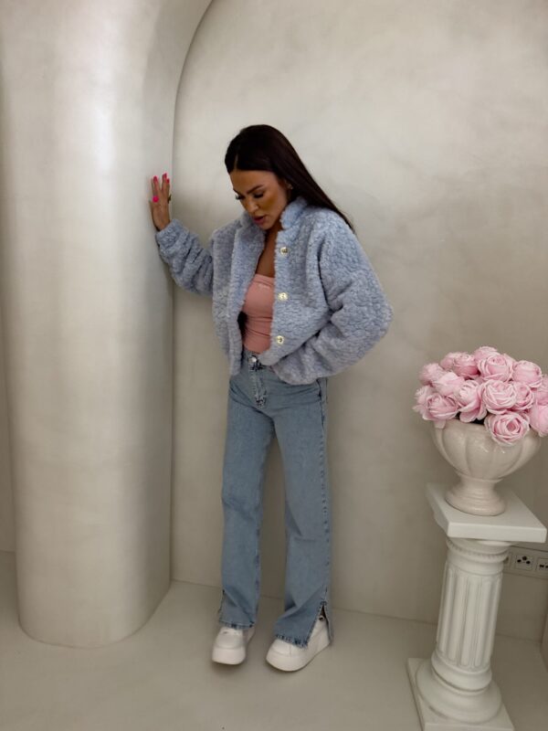 Kurtka bomberka CLOUDY – baby blue