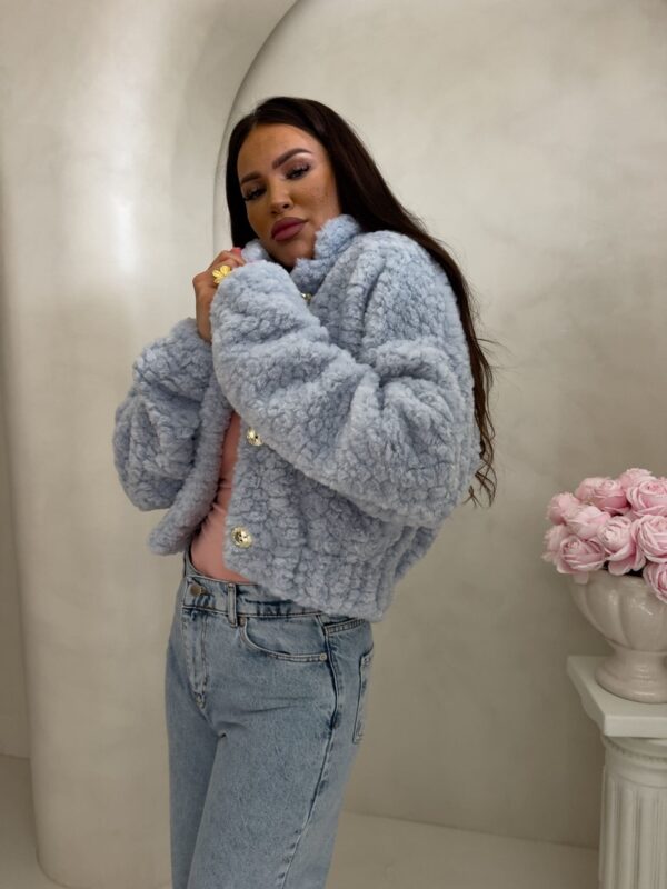 Kurtka bomberka CLOUDY – baby blue