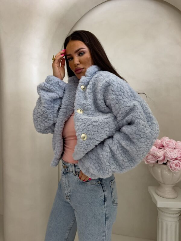 Kurtka bomberka CLOUDY – baby blue