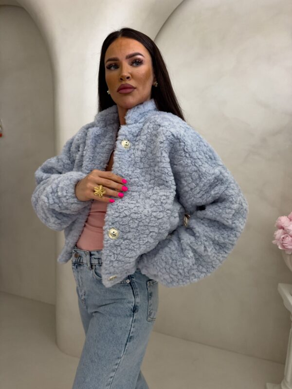 Kurtka bomberka CLOUDY – baby blue