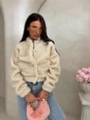 Kurtka bomberka CLOUDY – ecru