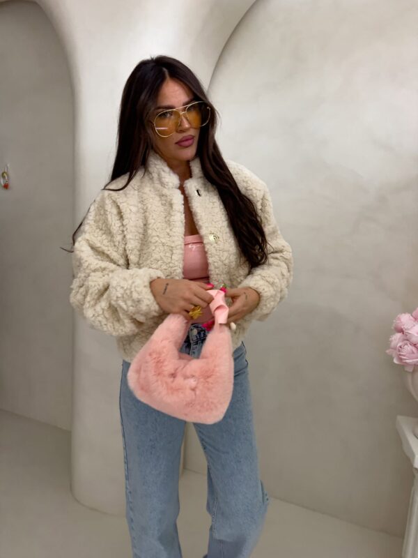 Kurtka bomberka CLOUDY – ecru