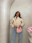 Kurtka bomberka CLOUDY – ecru