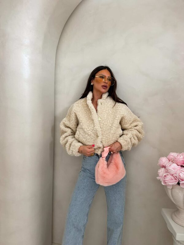 Kurtka bomberka CLOUDY – ecru