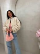 Kurtka bomberka CLOUDY – ecru