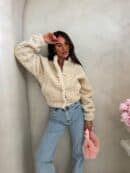 Kurtka bomberka CLOUDY – ecru