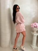 Kardigan ORIANA - pudrowy róż