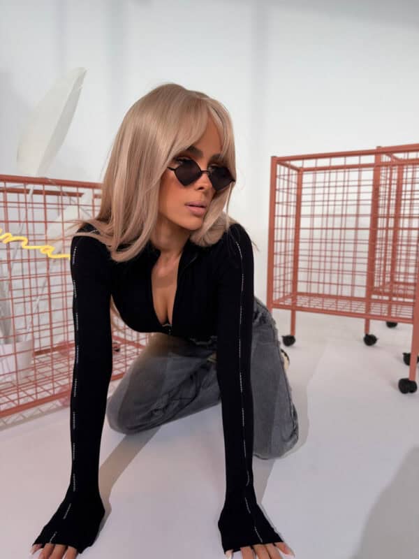 Top HYPE czarny Top HYPE czarny