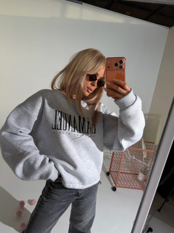 Bluza CREATIVE melanż Bluza CREATIVE melanż