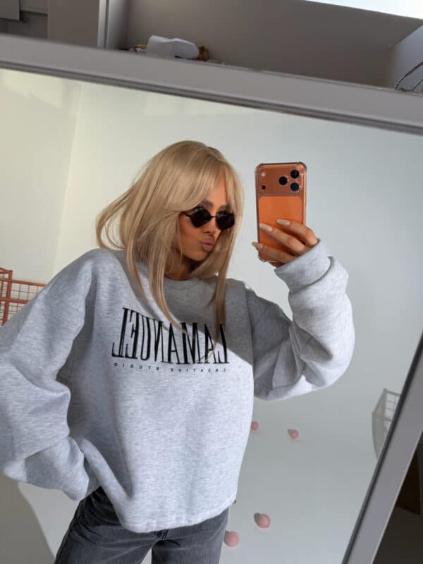 Bluza CREATIVE melanż Bluza CREATIVE melanż