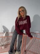 Bluza CREATIVE bordo Bluza CREATIVE bordo