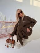 Komplet YARN czekolada