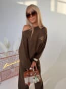 Komplet YARN czekolada