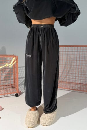 Spodnie NUIT srebrne