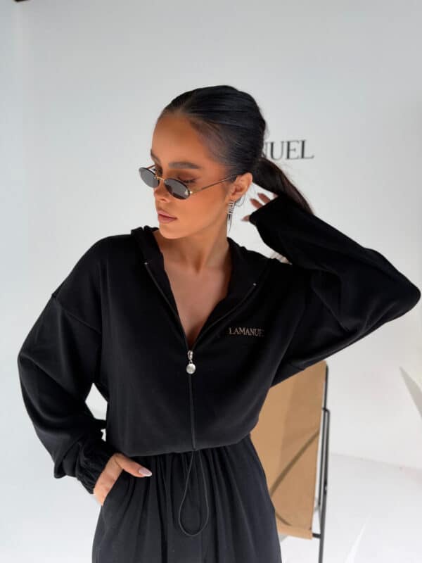 Kombinezon PLEASE czarny