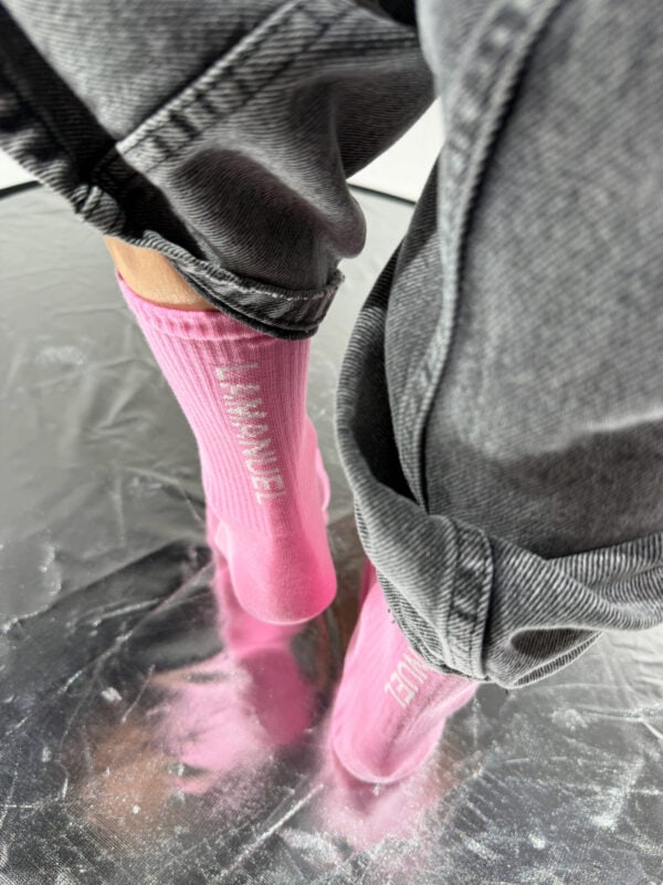 Skarpety EDIT baby pink Skarpety EDIT baby pink