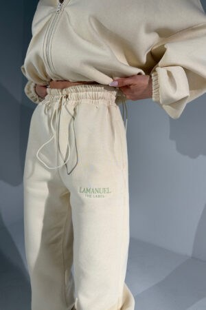 Spodnie FOODIE migdał