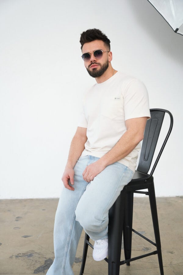 T-Shirt męski BG Sunny | kokos