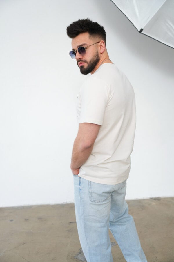 T-Shirt męski BG Sunny | kokos