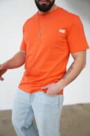 T-Shirt męski BG Sunny | pomarańczowy T-Shirt męski BG Sunny | pomarańczowy