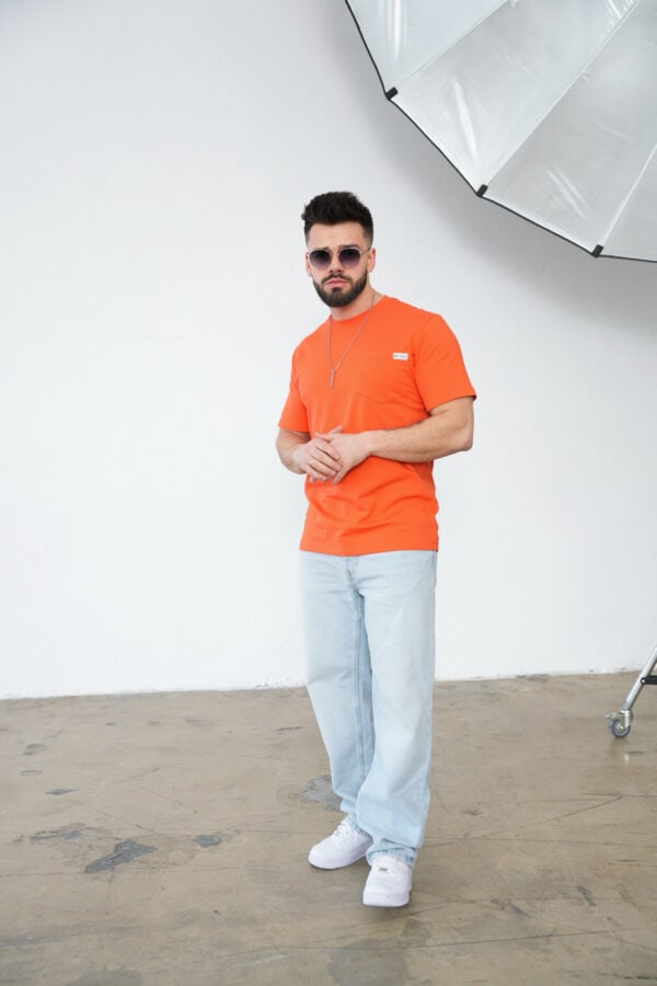 T-Shirt męski BG Sunny | pomarańczowy T-Shirt męski BG Sunny | pomarańczowy