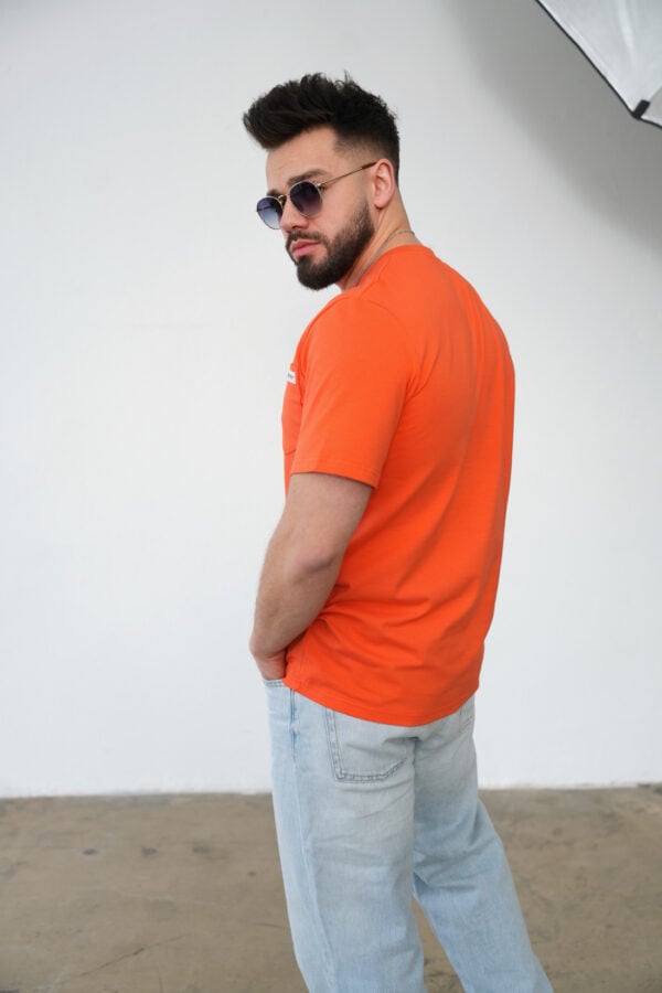 T-Shirt męski BG Sunny | pomarańczowy T-Shirt męski BG Sunny | pomarańczowy