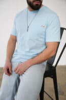 T-Shirt męski BG Sunny | błękit