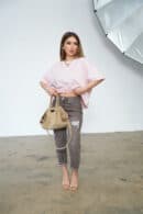 T-Shirt damski BG Ocean | jasny róż T-Shirt damski BG Ocean | jasny róż