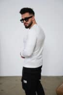 T-Shirt longsleeve męski BG Doom | biały T-Shirt longsleeve męski BG Doom | biały