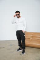 T-Shirt longsleeve męski BG Doom | biały T-Shirt longsleeve męski BG Doom | biały