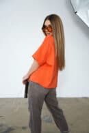 T-Shirt damski BG Ocean | pomarańczowy T-Shirt damski BG Ocean | pomarańczowy