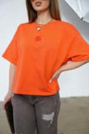 T-Shirt damski BG Ocean | pomarańczowy T-Shirt damski BG Ocean | pomarańczowy