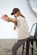 T-Shirt damski BG Ocean | beż melanż T-Shirt damski BG Ocean | beż melanż