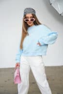 Bluza damska BG Catch | błękit