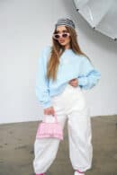 Bluza damska BG Catch | błękit