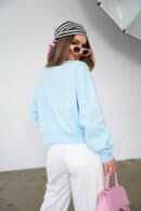 Bluza damska BG Catch | błękit